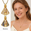Colar Nossa Senhora Aparecida Dupla Face de Ouro ou Prata - Pague 1 e Leve 2 🎁🎁