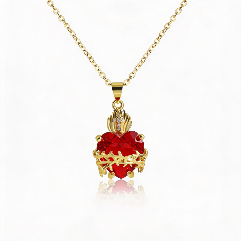 Colar Sagrado Coração de Jesus